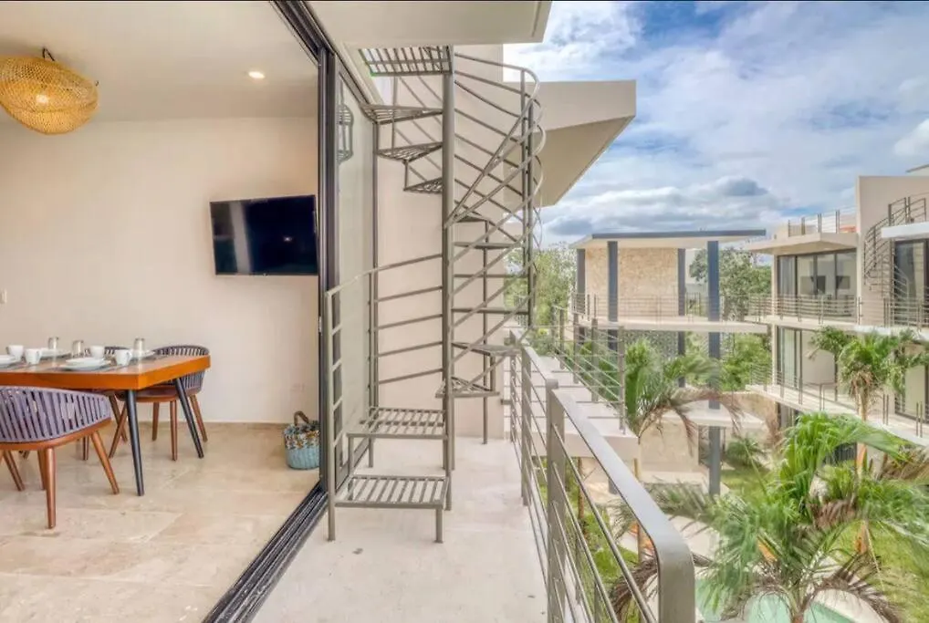 图卢姆306 Amena 1Br Penthouse W/ Gym & Private Pool/Rooftop公寓 公寓 图卢姆